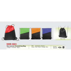 [Non Woven Bag] Non Woven Drawstring Bag - NWB0683